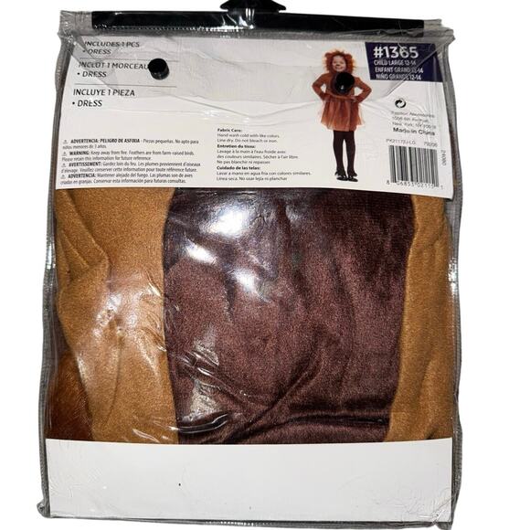 New Lil’ Lion Halloween Costume Child Large 10-12 dress up Wizard of Oz animal - Picture 2 of 2